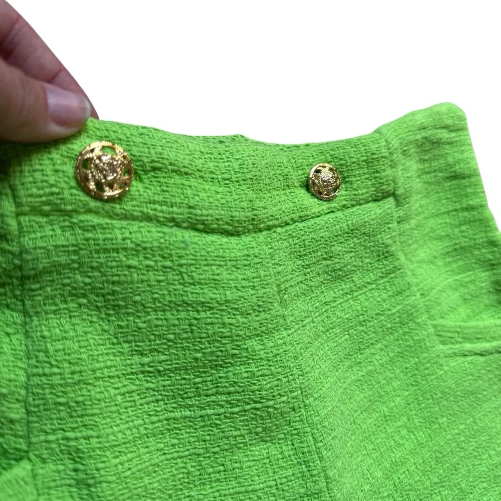 Zara Lime Sailor Shorts - Picture 9 of 11